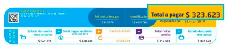Total a pagar factura DIRECTV Total a pagar factura DIRECTV