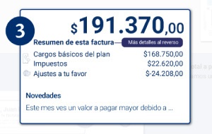 Factura Tigo hogar 3 Factura Tigo hogar 3