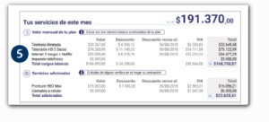Factura Tigo hogar 5 Factura Tigo hogar 5
