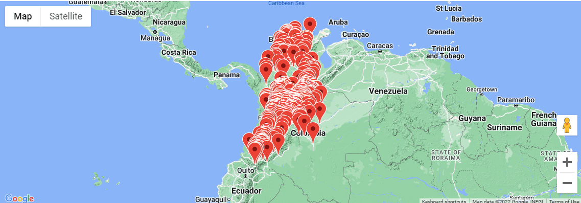 Cobertura Fibra Óptica de Claro en Colombia