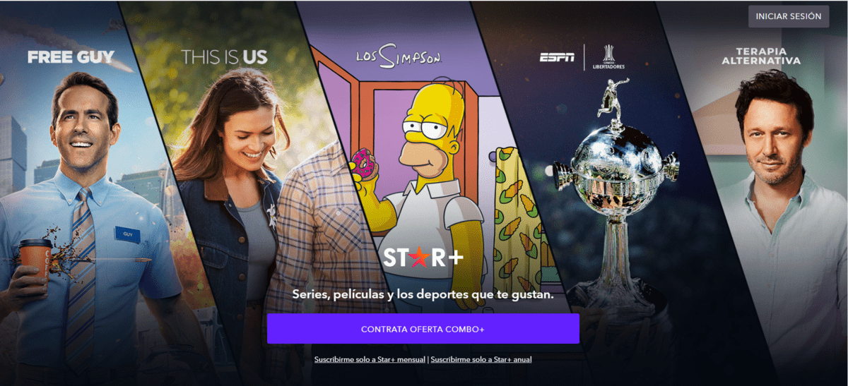 Combo+ Disney Star plus
