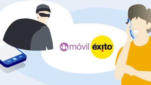 Reportar celular Móvil Éxito robado