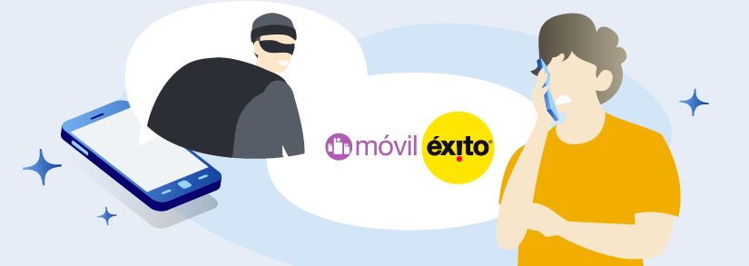 Reportar celular Móvil Éxito robado