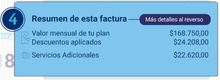 Factura Tigo móvil 4 Factura Tigo móvil 4